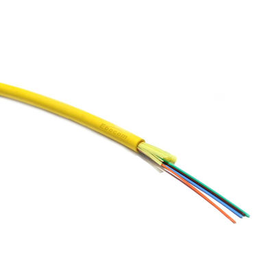 2 Core GJFJH G657A Indoor Fiber Optic Cable LSZH Jacket Easy to branch For Building Wiring and FTTH Networks