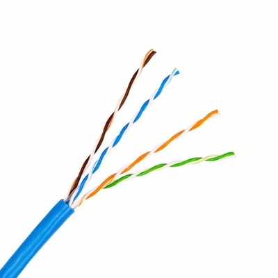 كابل شبكة CAT5E CAT6 UTP 24AWG موصل نحاس لموانئ Ethernet لنقل البيانات