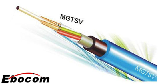 كابل مضاد للاشتعال MGTSV SM MM 12 24 48 96 النواة لتطبيقات تعدين الألواح