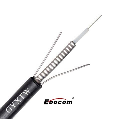 GYXTW 12 Core Single Mode كابل ألياف ضوئية في الهواء الطلق G652D شريط فولاذي مرسح أنبوب فضفاض PE جاكيت للاتصالات الطويلة