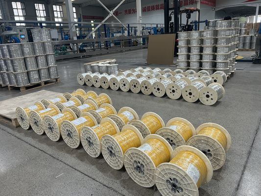 كابل الألياف الضوئية الداخلية EBOCOM GJFJV GJFJH، من 2 إلى 24 نوى، أحادي النمط G652D، للاتصالات والتوزيع