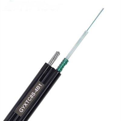 GYXTC8S الحامل الذاتي الشكل 8 كابل الألياف الضوئية مع أنبوب فضفاض المركزي