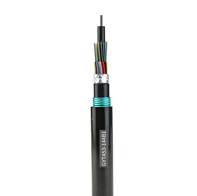 48/96/144 النواة GYTA53 كابل الألياف المدرعة القيادة الثقيلة تحت الأرض